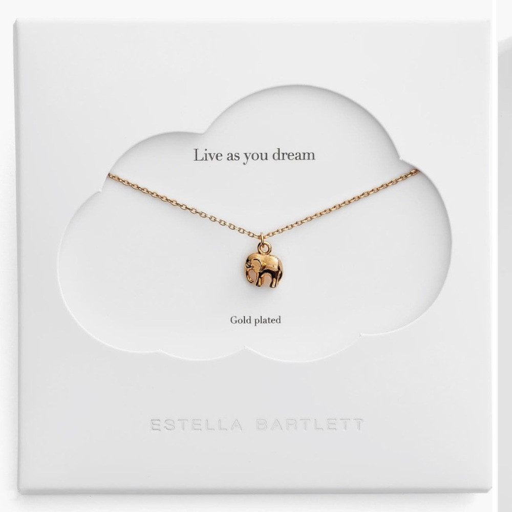Gold Plated Elephant Necklace